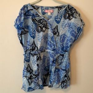 Koi scrub top